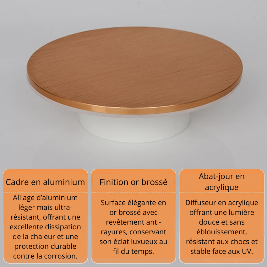 Applique murale plate informations