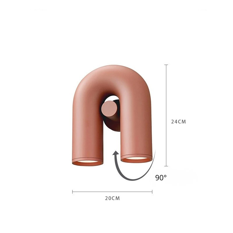 Applique murale pop Terracotta