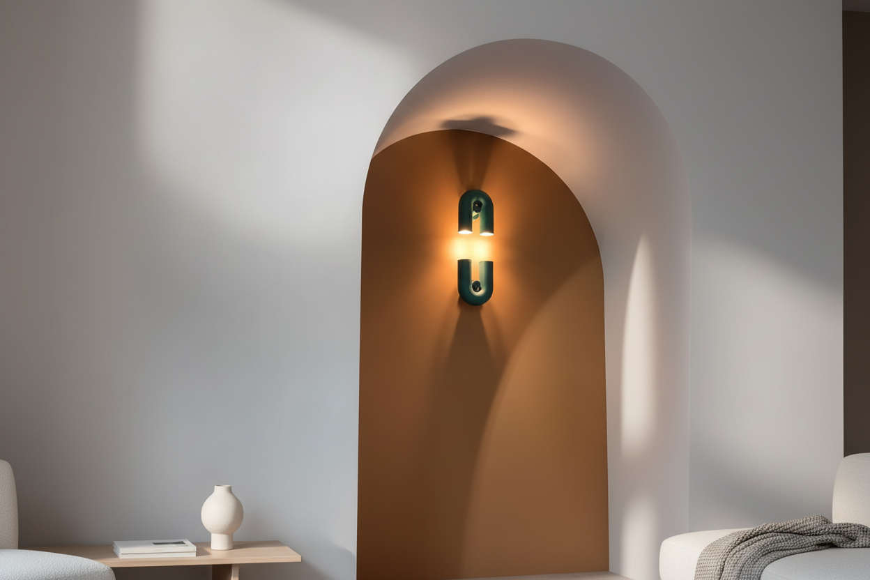 Applique murale pop bleu bi direction