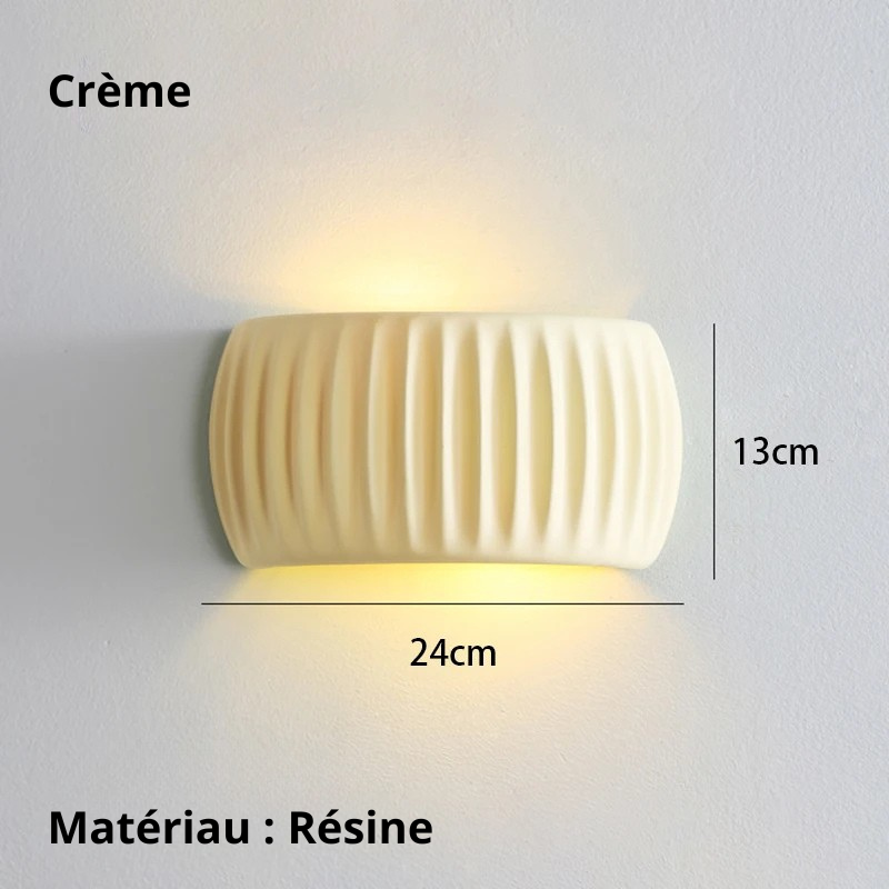 Applique murale pour salon crème