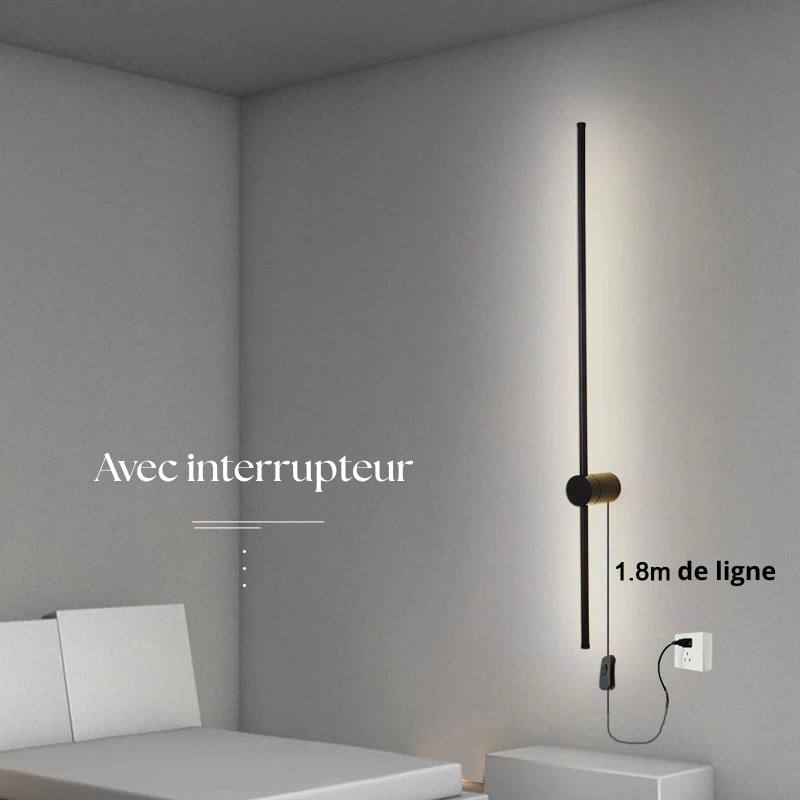 Applique murale prise ligne