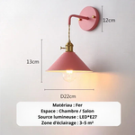 Applique murale rose - Vignette | VAM - Maison Lumière