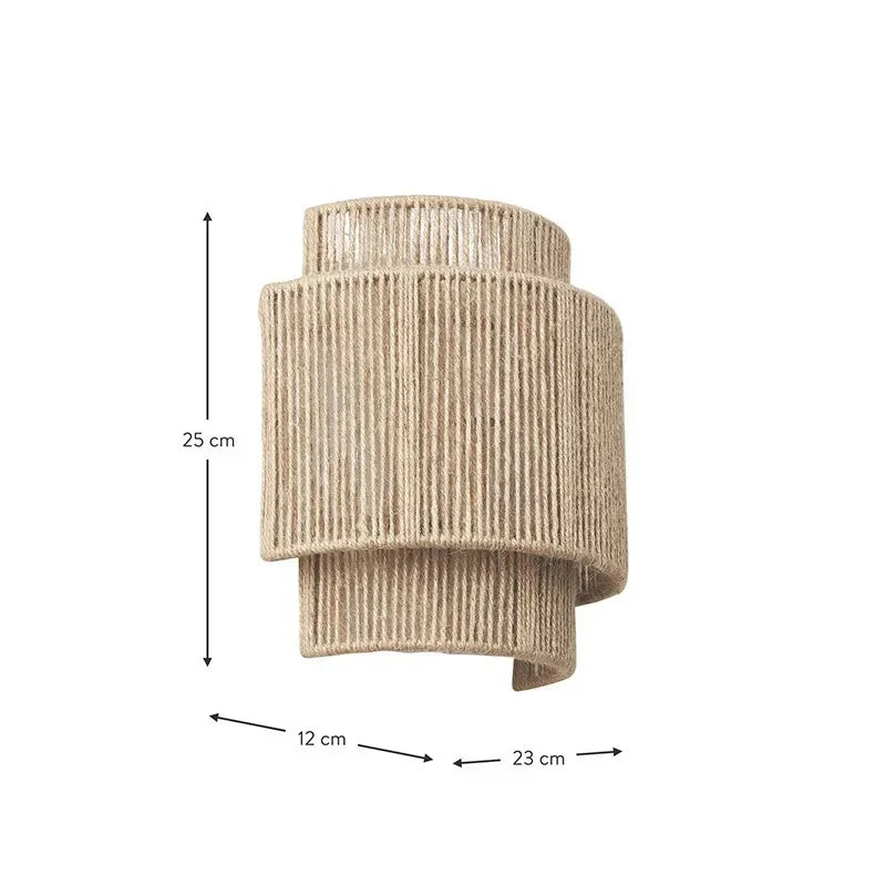 Applique murale rotin dimensions