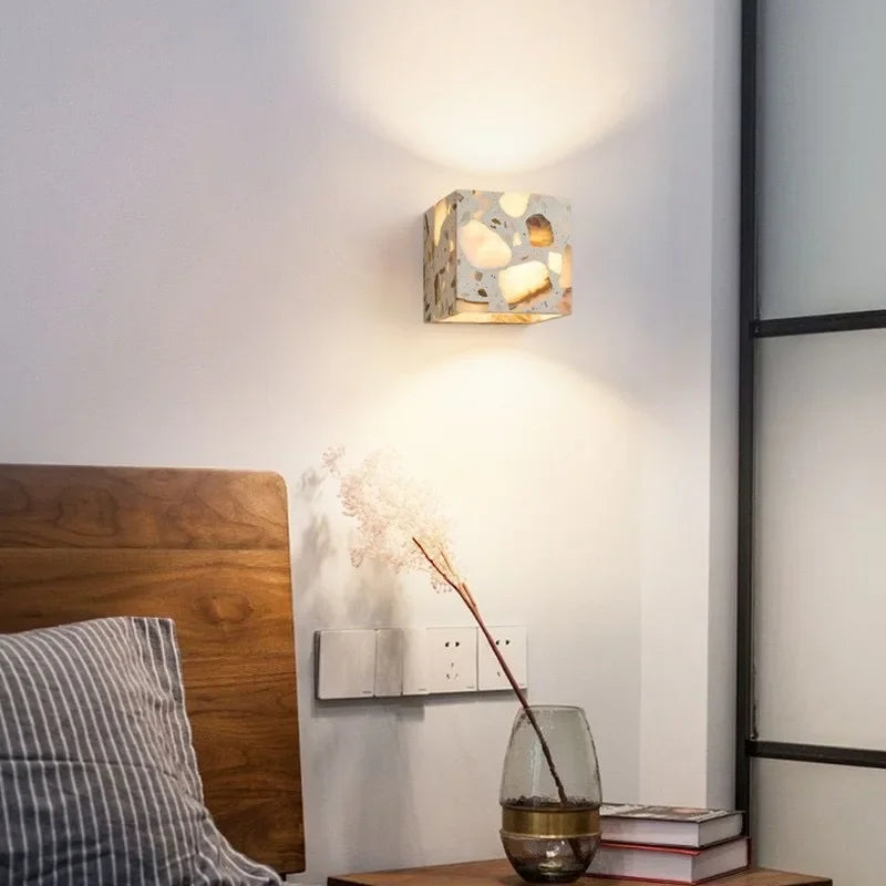 Applique murale terrazzo chambre