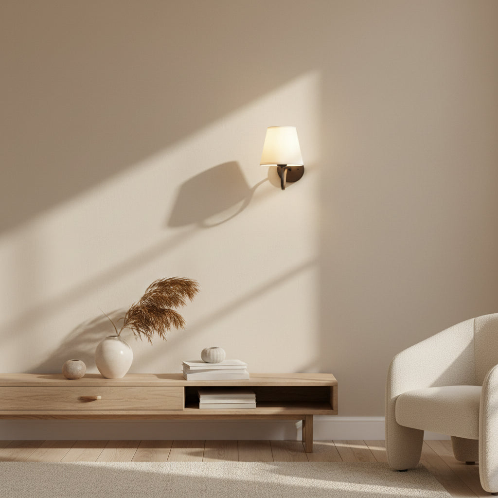 Applique murale tissu noir