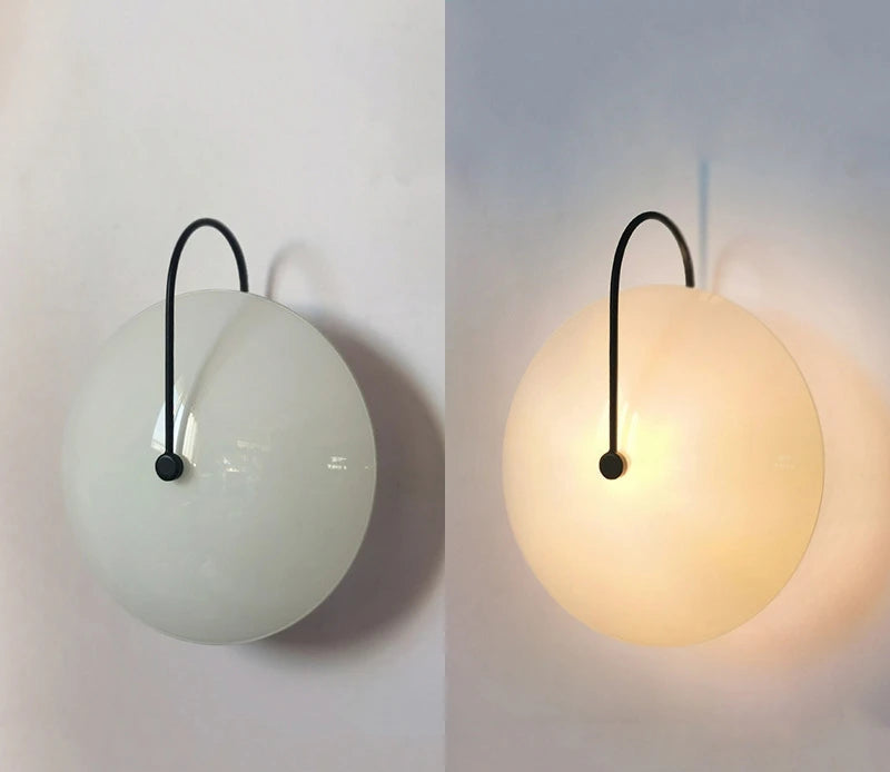 Applique murale verre strié C