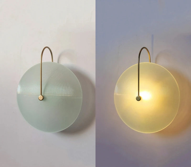 Applique murale verre strié E