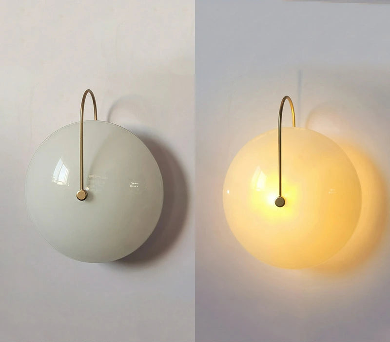 Applique murale verre strié F