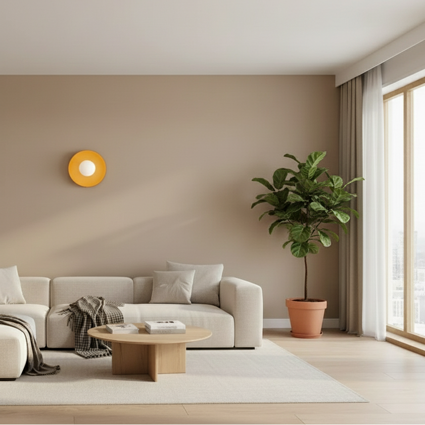 Applique murale vert / jaune