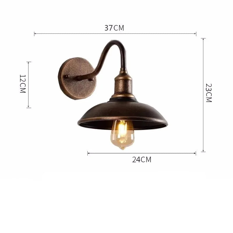 Applique murale vintage industriel F