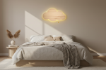 Applique murale LED en forme de nuage en bois - Vignette | VAM - Maison Lumière