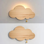 Applique murale LED en forme de nuage en bois - Vignette | VAM - Maison Lumière