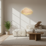 Applique murale LED en forme de nuage en bois - Vignette | VAM - Maison Lumière
