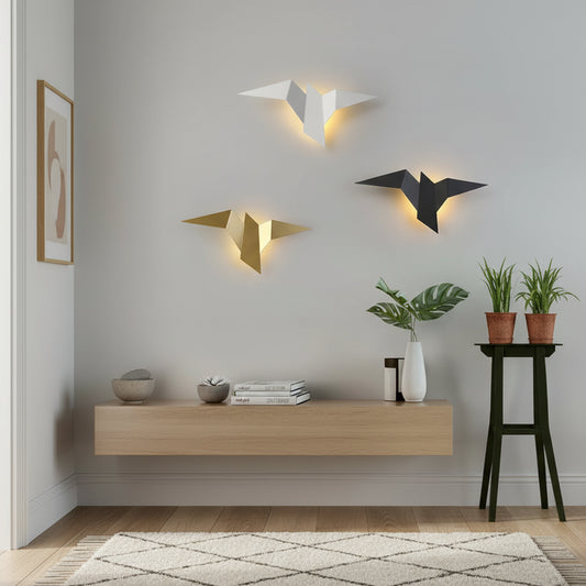 Applique murale LED en forme d’oiseau entrée