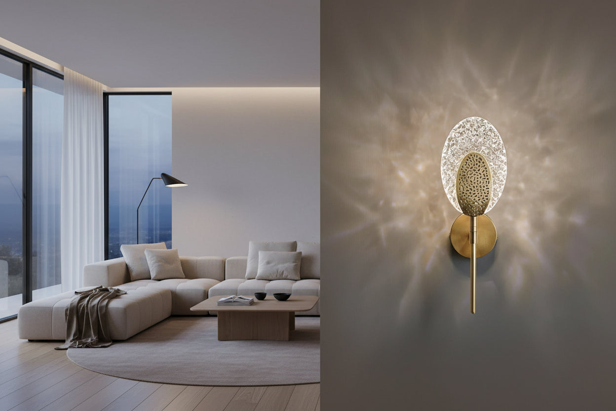 Applique murale acrylique face avant