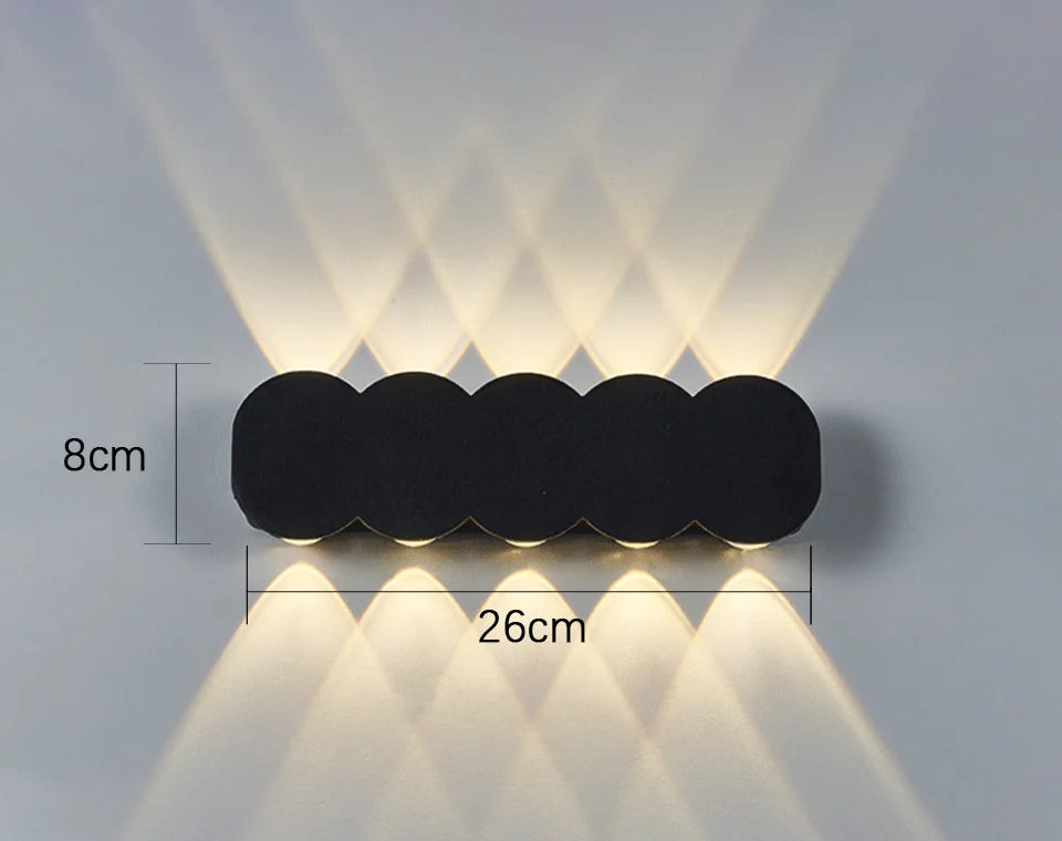 Applique murale aluminium 10W