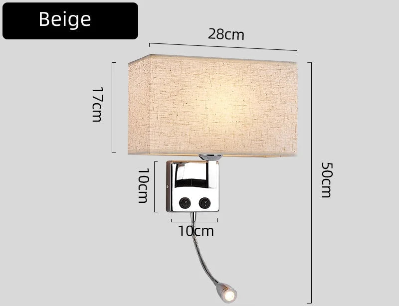 Applique murale année 70 Type B - Beige
