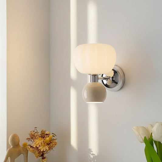 Applique murale créative de style crème