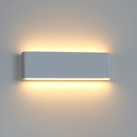 Applique murale en aluminium extérieur 12W Blanc
