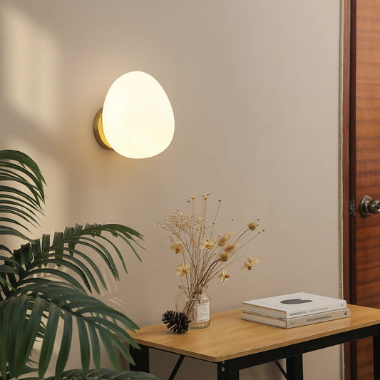 Applique murale en verre de forme irrégulière nordique entrée