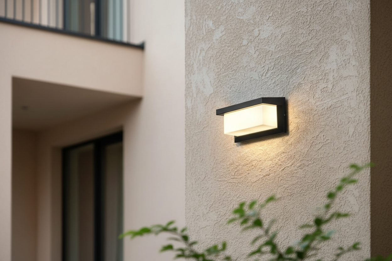 Applique murale extérieure Led étanche IP66 facade de jour