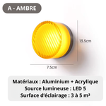 Applique murale jaune - Vignette | VAM - Maison Lumière