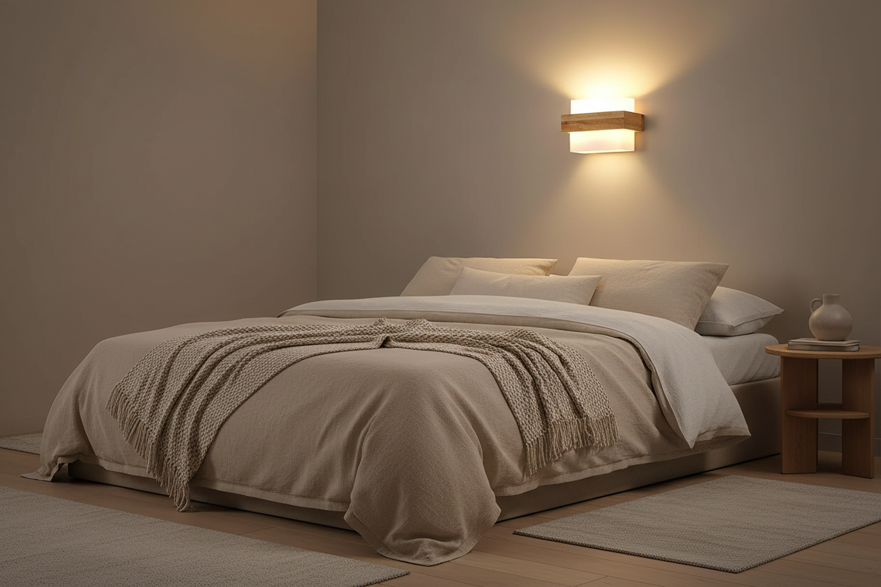 Applique murale moderne en verre E27 chambre