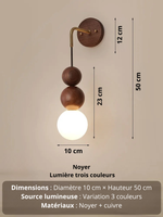 Applique murale style ancien noyer japonais - Vignette | VAM - Maison Lumière