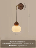 Applique murale style ancien noyer japonais - Vignette | VAM - Maison Lumière