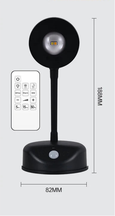 Applique murale tableaux et photos NOIR avec télécommande