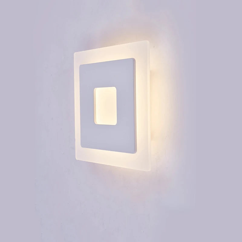 Appliques murales modernes simples blancs