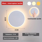 Applique murale ronde nordique moderne à LED - Vignette | VAM - Maison Lumière