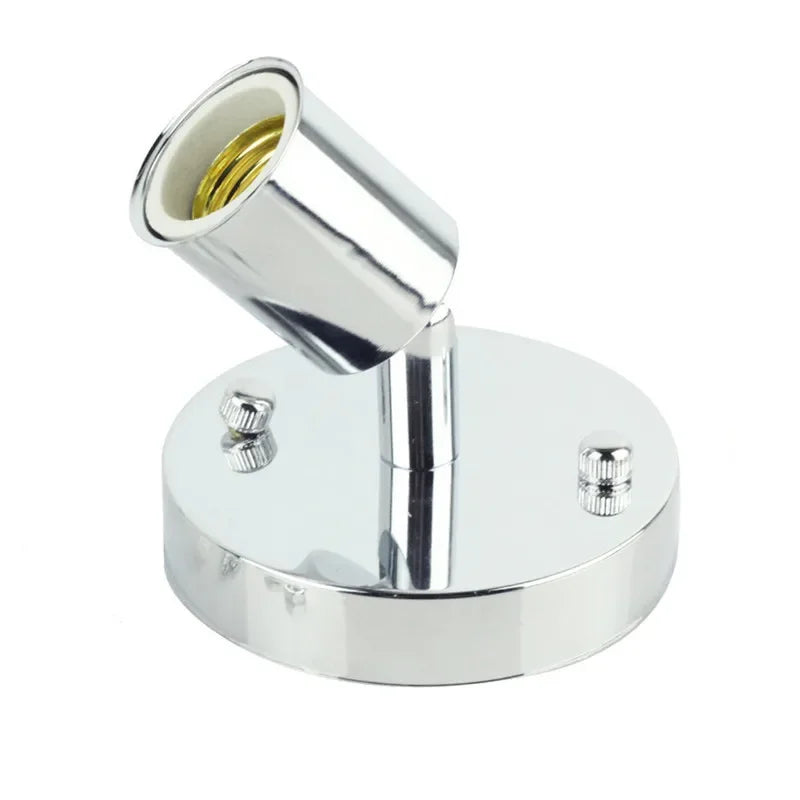 Douille applique murale Chrome