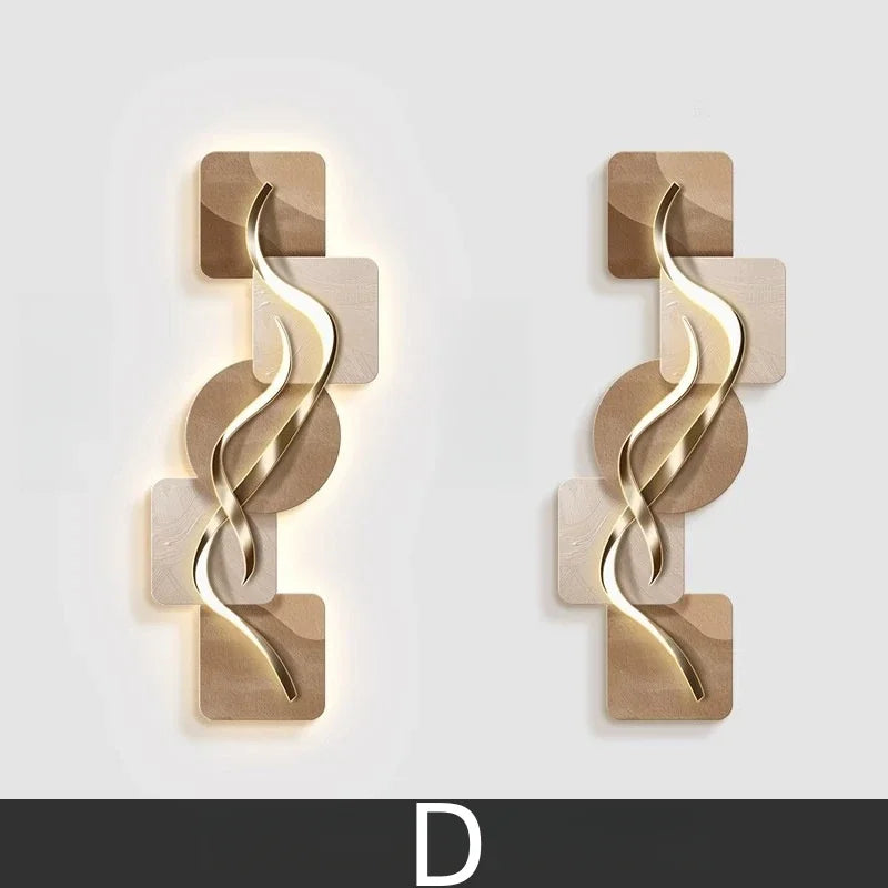 Grande applique murale design D