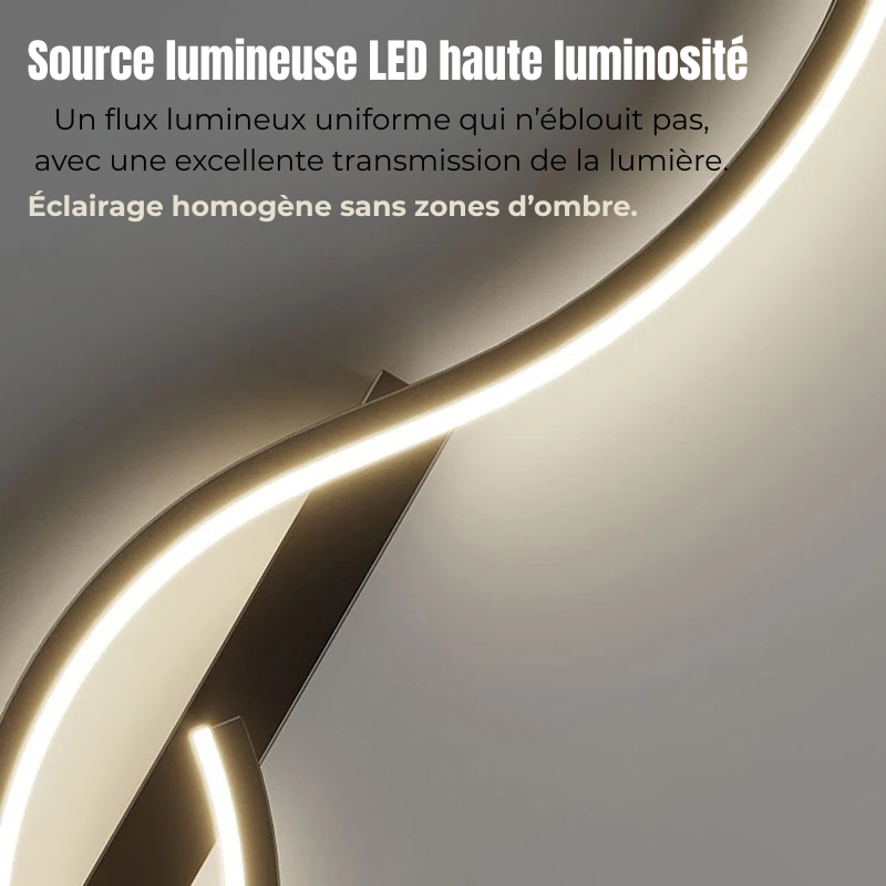 Grande applique murale source lumineuse