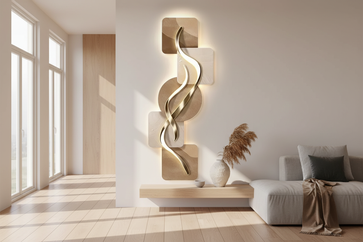 Grande applique murale design salon A