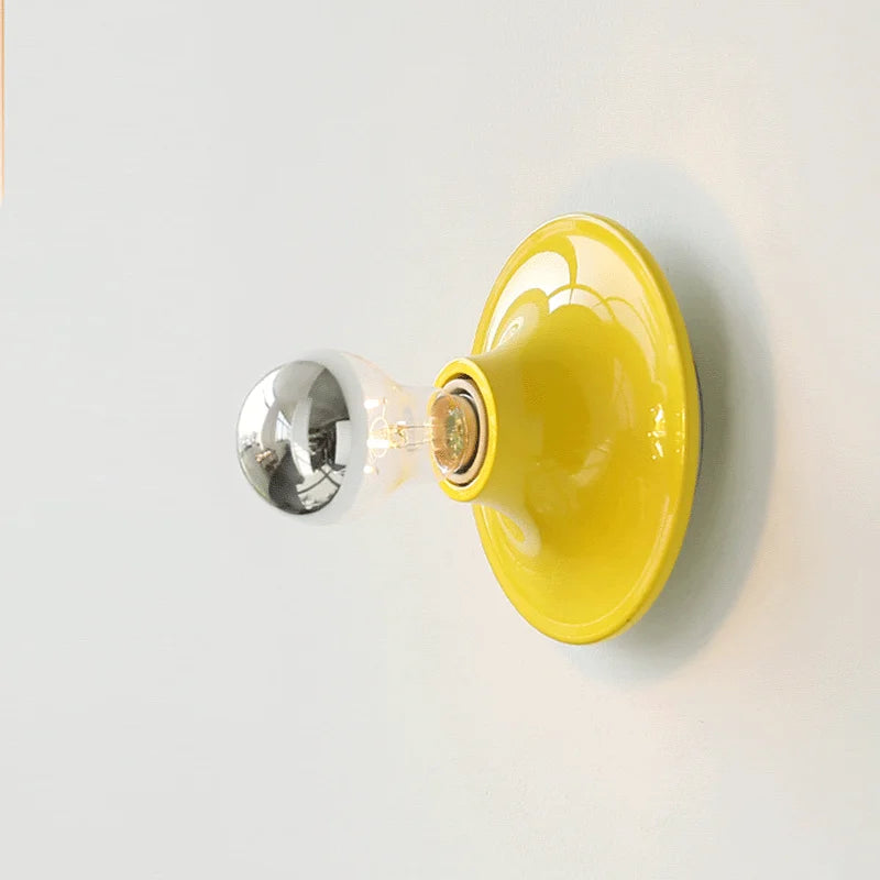 LED décor intérieur applique murale jaune détails
