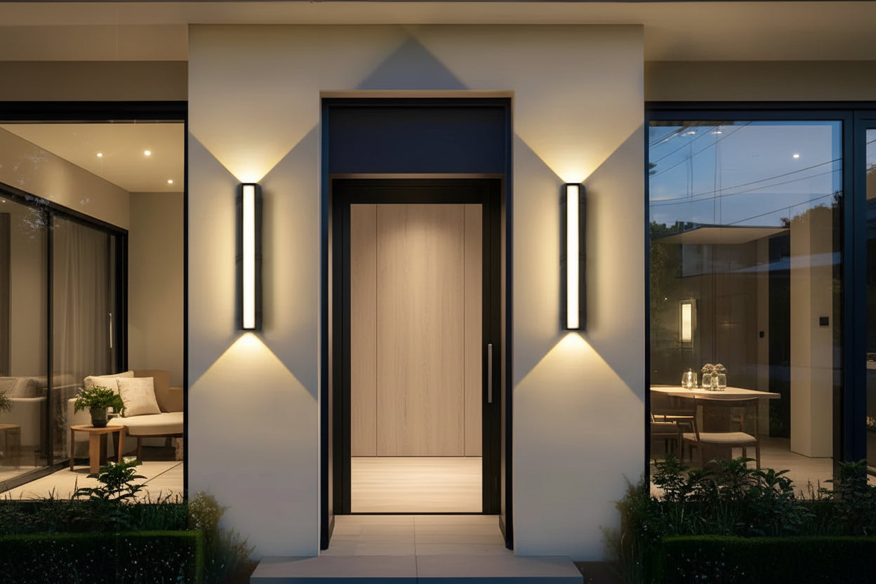 LED moderne lumières étanche applique extérieure longue entrée