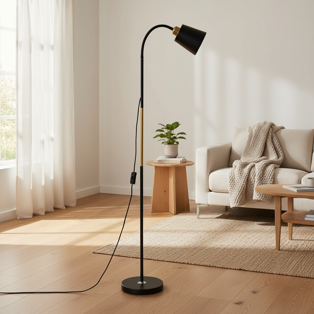Lampe LED en fer forgé salon