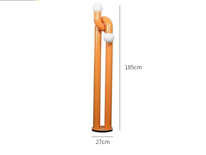 Lampe a poser Orange 185cm