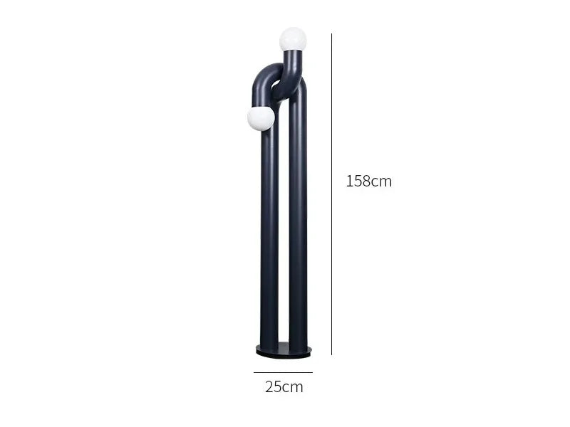 Lampe a poser bleu 158cm