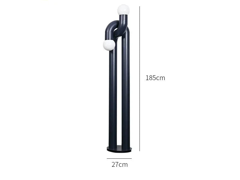 Lampe a poser bleu 185cm