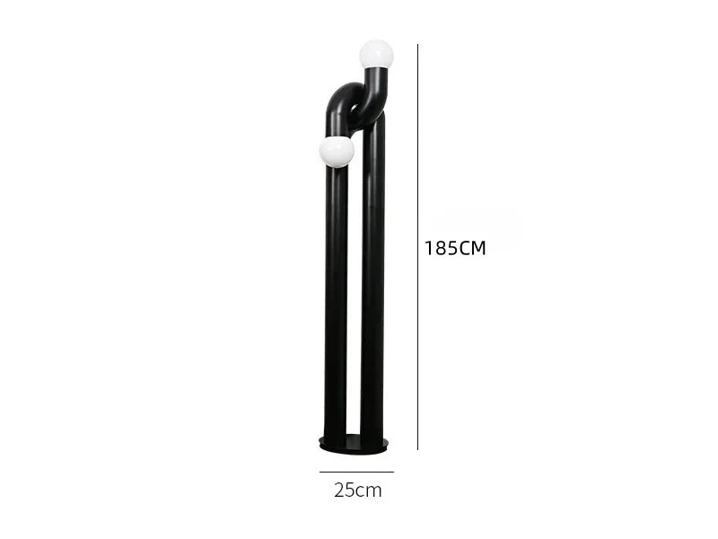 Lampe a poser noir 185cm