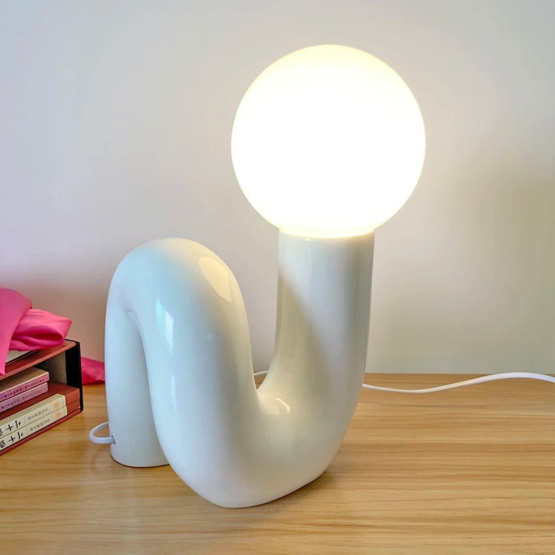 Lampe chevet blanc
