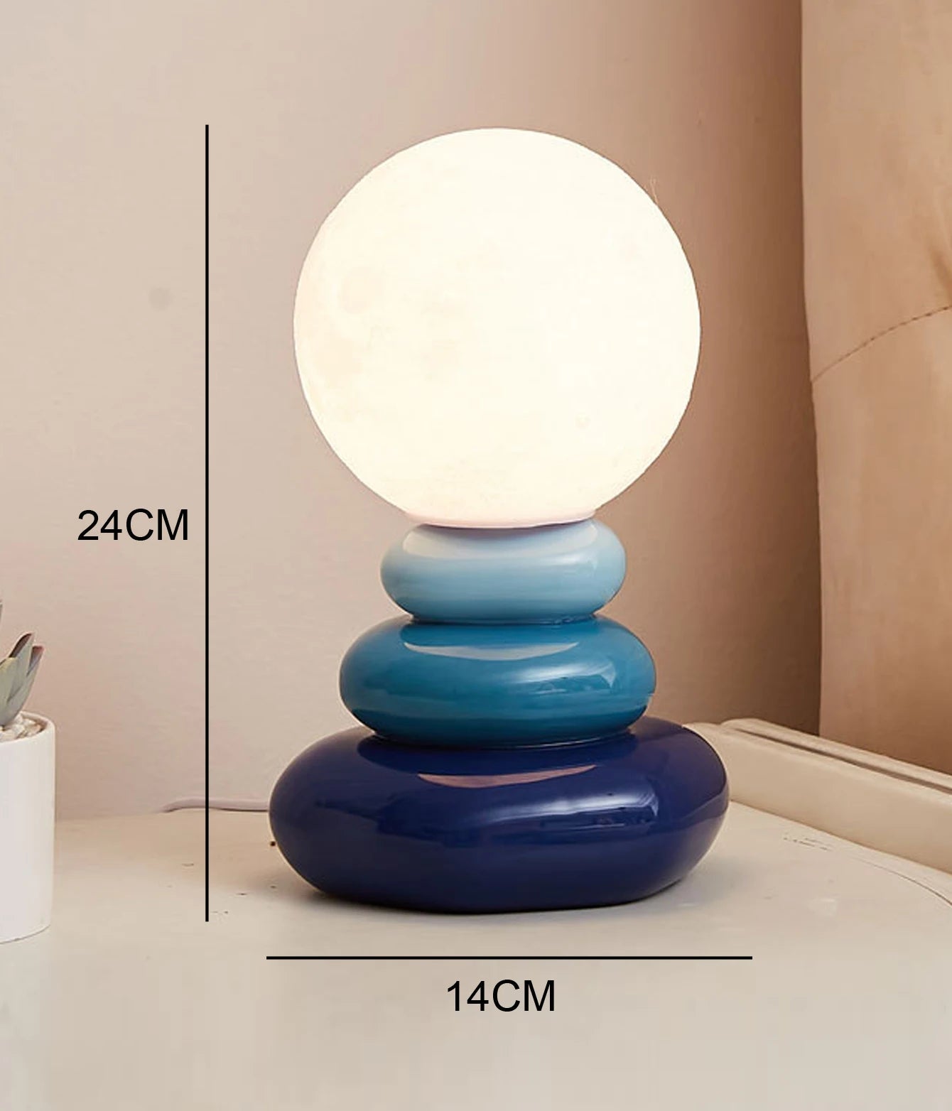 Lampe de bureau led bleu dimensions