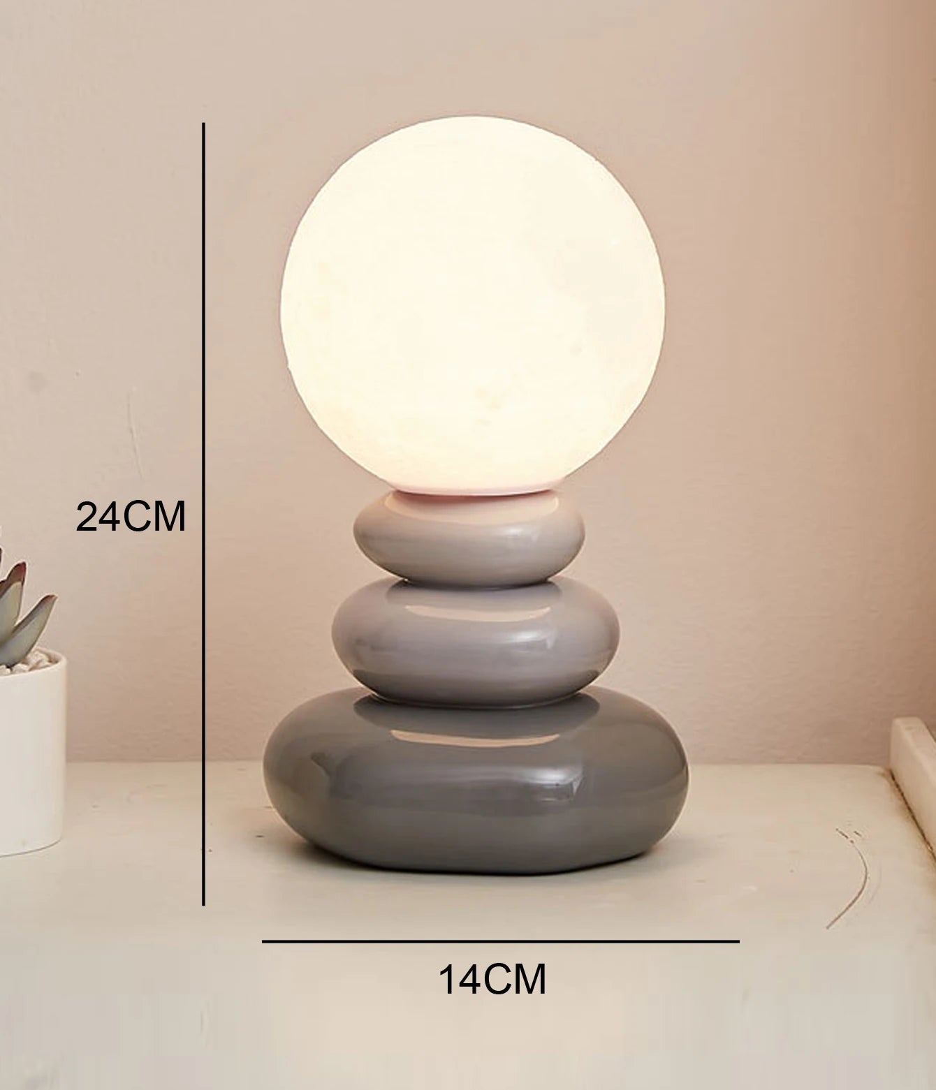 Lampe de bureau led gris dimensions