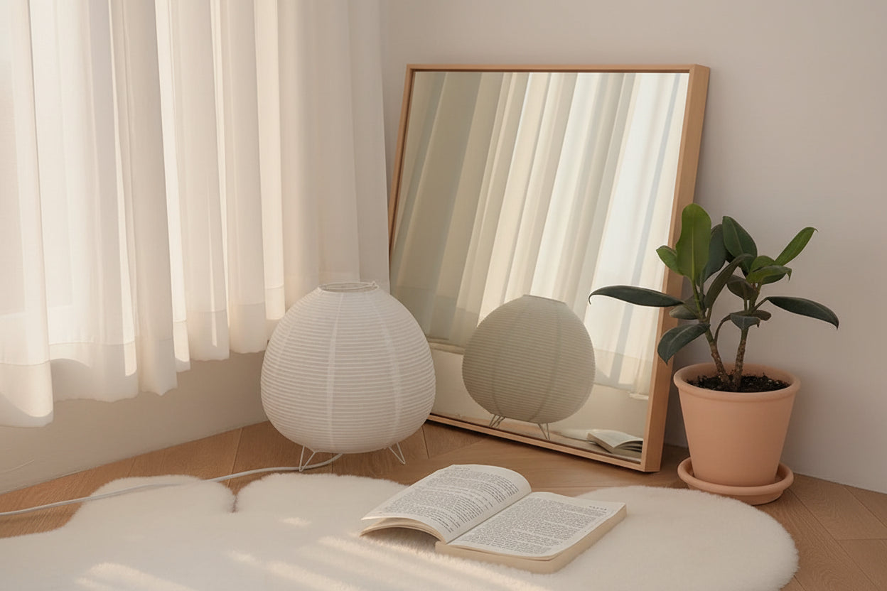 Lampe lanterne chambre au sol