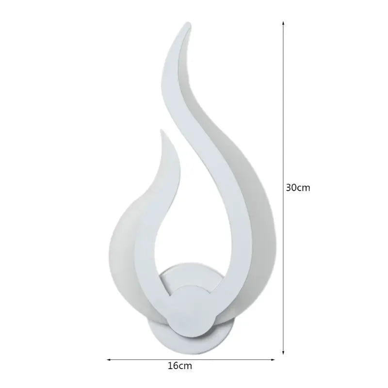 Lampe murale LED moderne à flamme style B