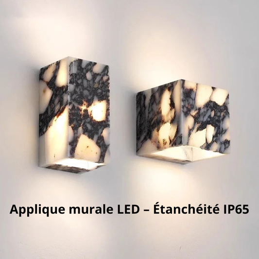 Lampe nordique en marbre italien IP65