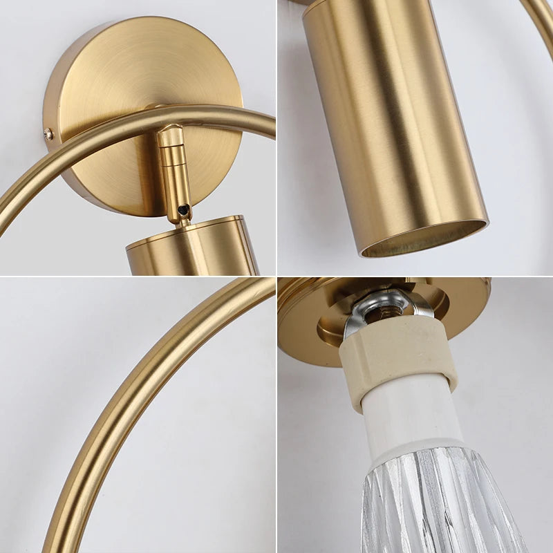 Lumières de chambre nordiques détails